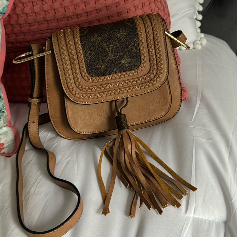 Up-Cycled LV Authentic Crossbody